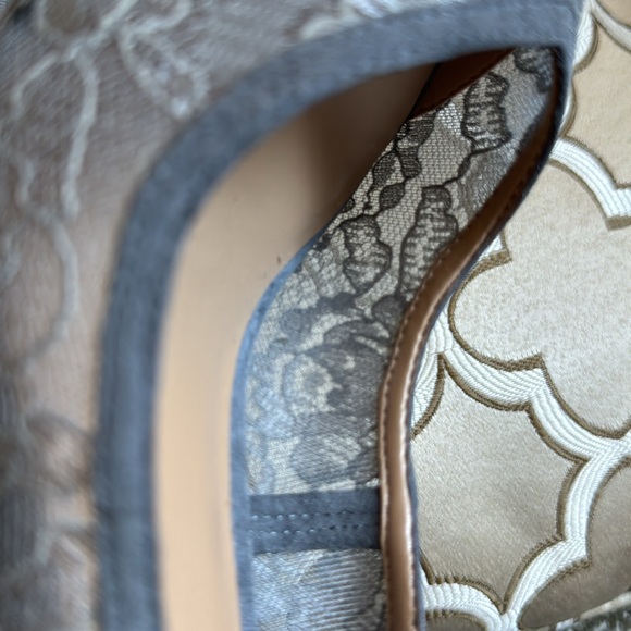 Gray Lace Pump Stiletto Heels by Banana Republic - 9 - Picture 14 of 15